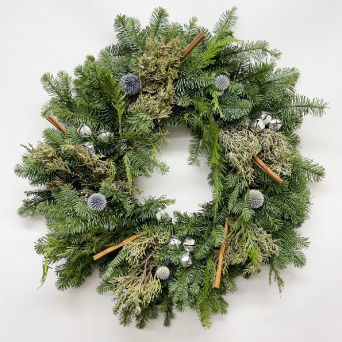 Almanac Planting Co Cinnamon Jingle Wreath Close Up