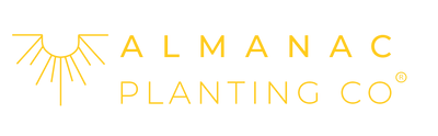 Almanac Planting Co Logo in Yellow