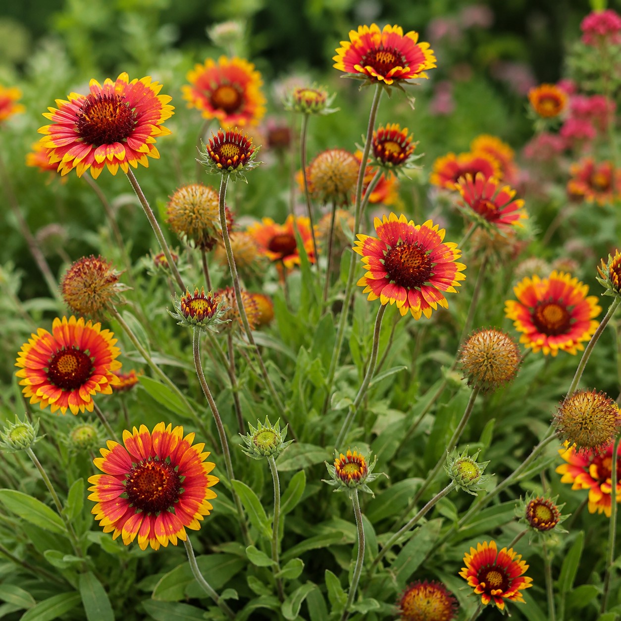 Fire Wheels Blanket Flower