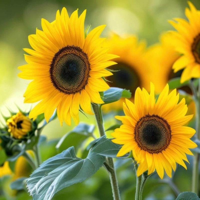 Orange Hobbit Sunflower | Compact Dwarf Orange Sunflower – Almanac ...