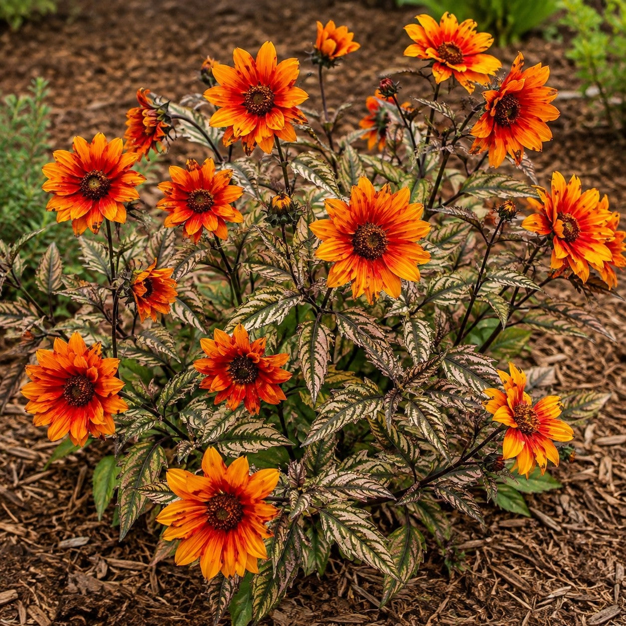 Orange Marble False Sunflower