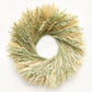 The Avena Blonde Wreath. Handmade with: blonde wheat, and avena oats. (A zoomed in image)