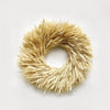 Blonde Wheat Wreath. Handmade to Order! This fresh wreath is simplistic, minimalistic, and beautiful! Suitable for indoor and outdoor use. Made with blonde wheat. (zoomed out image)