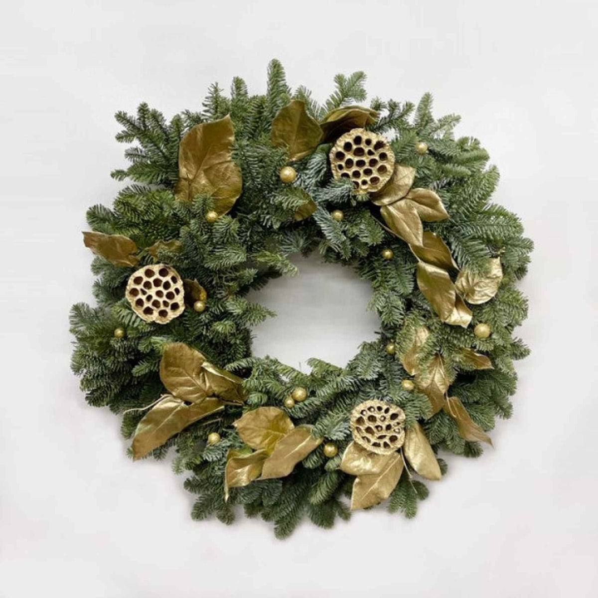 Almanac Planting Co Golden Lotus Wreath