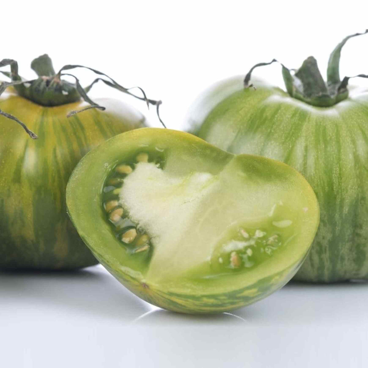 Almanac Planting Green Zebra Tomato (Solanum lycopersicum)