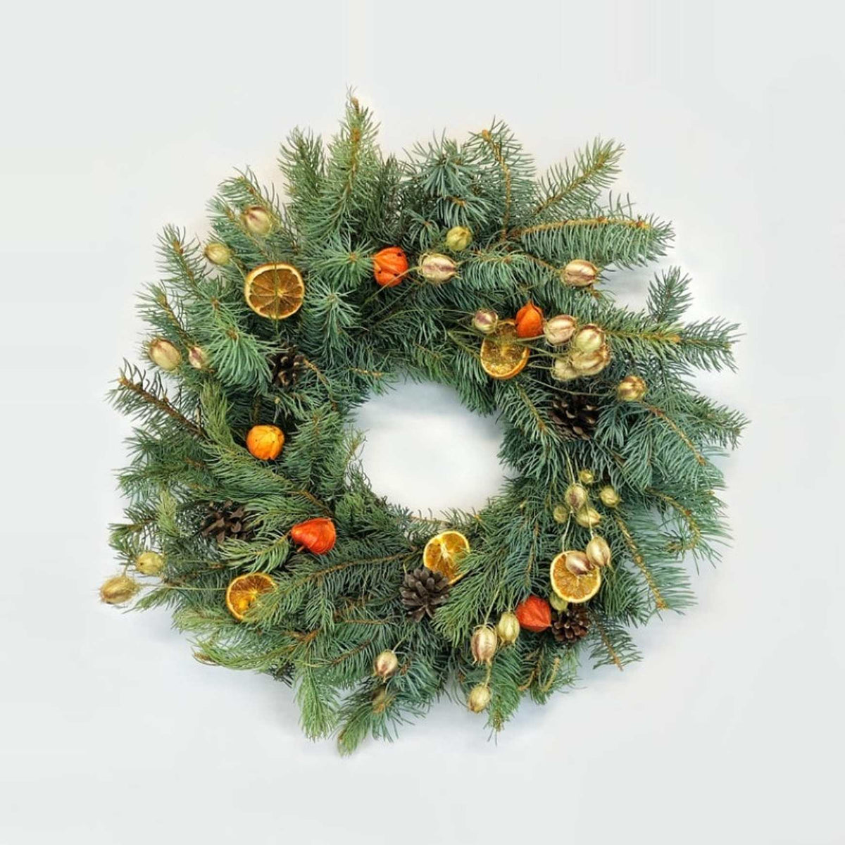 Almanac Planting Co Lodgepole Lantern Wreath