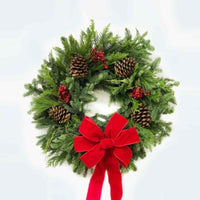 Almanac Planting Co Velvet Cone Wreath